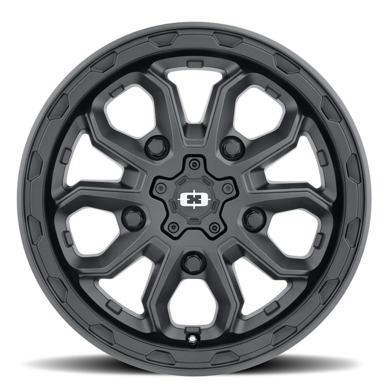 16" Vision Satin Black 410 Korupt 16x6.5 5x160 Wheel 45mm