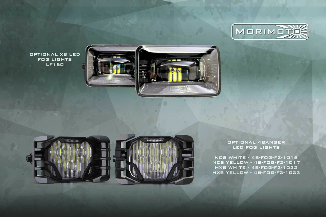 Morimoto XB LED Headlights LF502-A.2-ASM For Ford F150 15-17 Pair / ASM / Amber DRL Gen 2