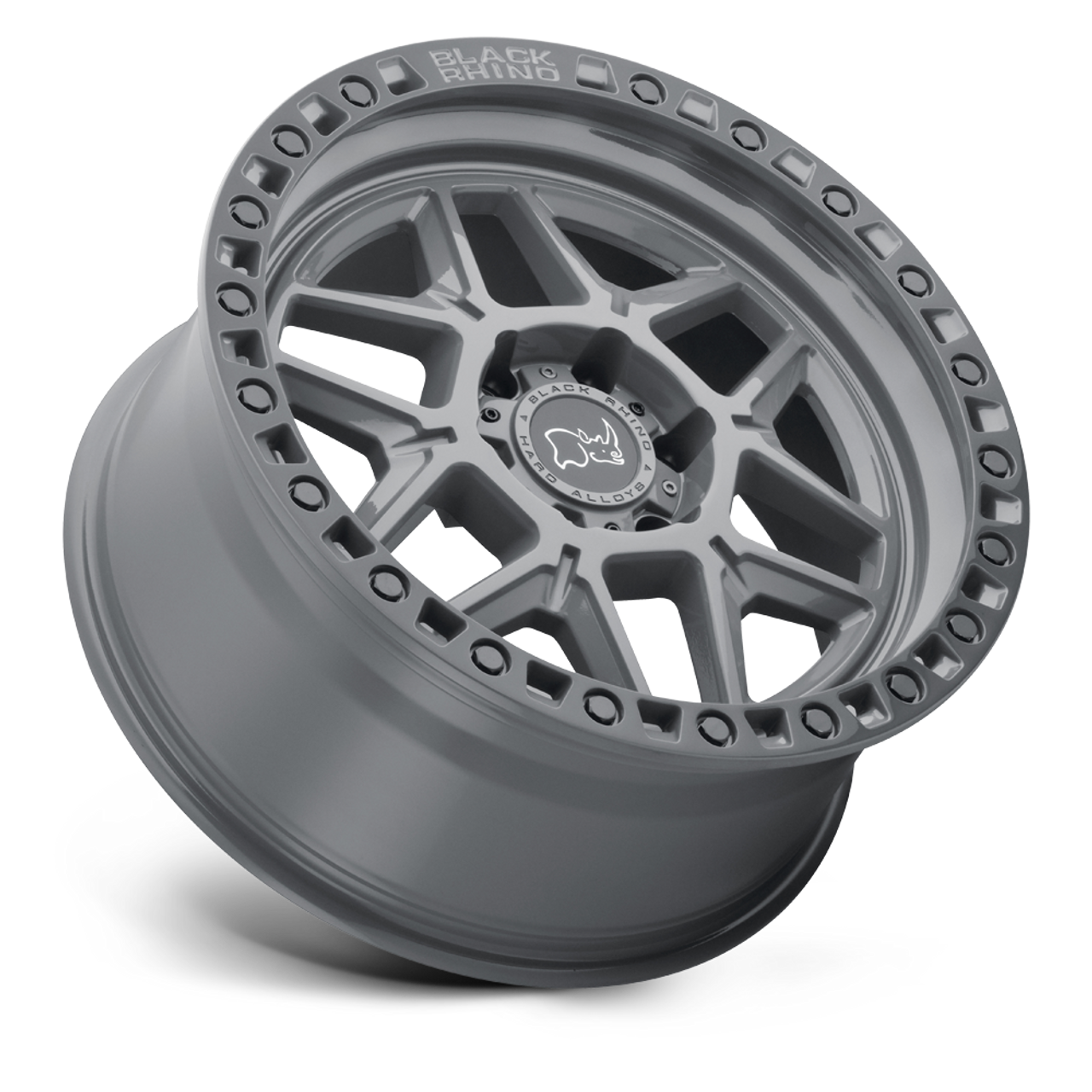 Black Rhino Kelso 20x9 5x5.0 Battleship Gray W/ Black Ring Wheel 20" 0mm Rim
