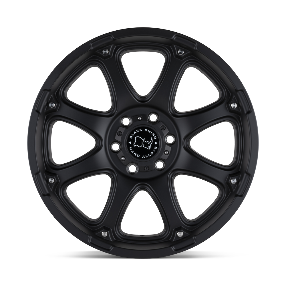 Black Rhino Glamis 20x9 6x135 Matte Black Wheel 20" 12mm For Ford Lincoln Rim