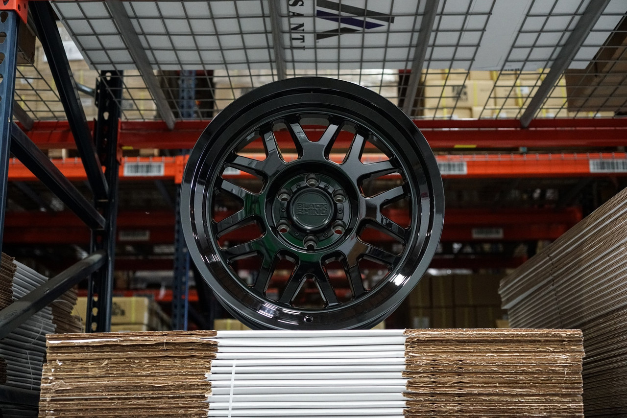 Black Rhino Delta 20x9.5 5x5.0 Gloss Black Wheel 20" -18mm Rim