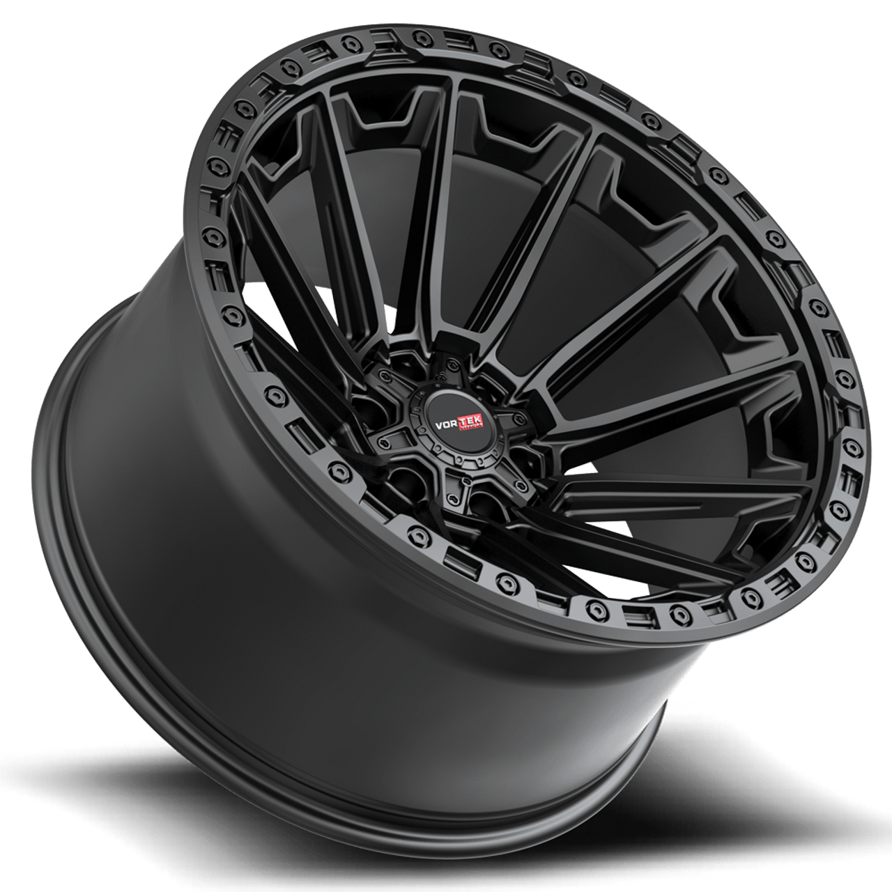 24" Vortek Spartan Matte Black VRT-601 24x10 Wheel 6x135 6x5.5 0mm For Ford GMC 24" Vortek Spartan Matte Black VRT-601 24x10 Wheel 6x135 6x5.5 0mm For Ford GMC