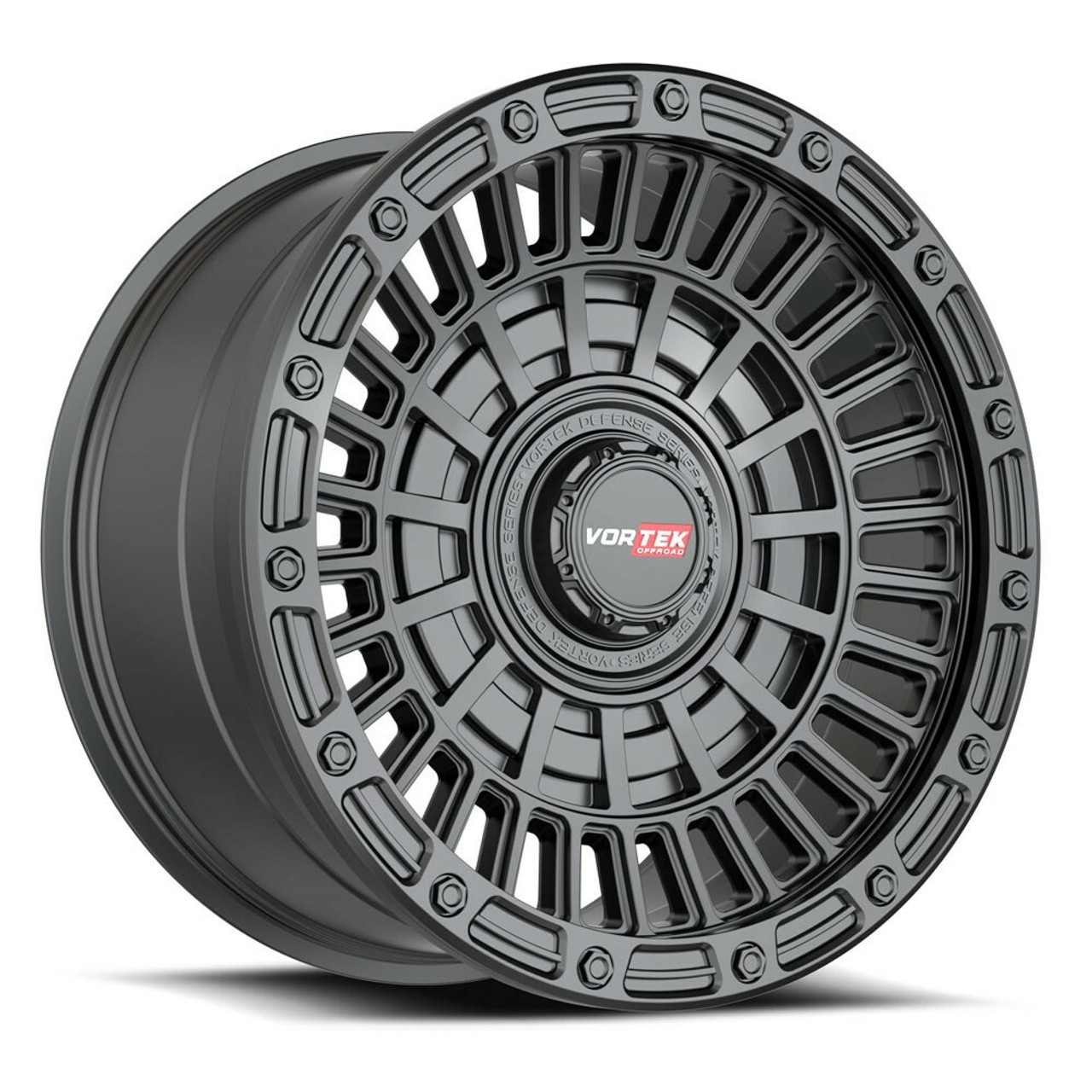 20" Vortek Matte Black VRD-705 20x9.5 Wheel 8x170 8x180 -12mm For Ford Chevy GMC