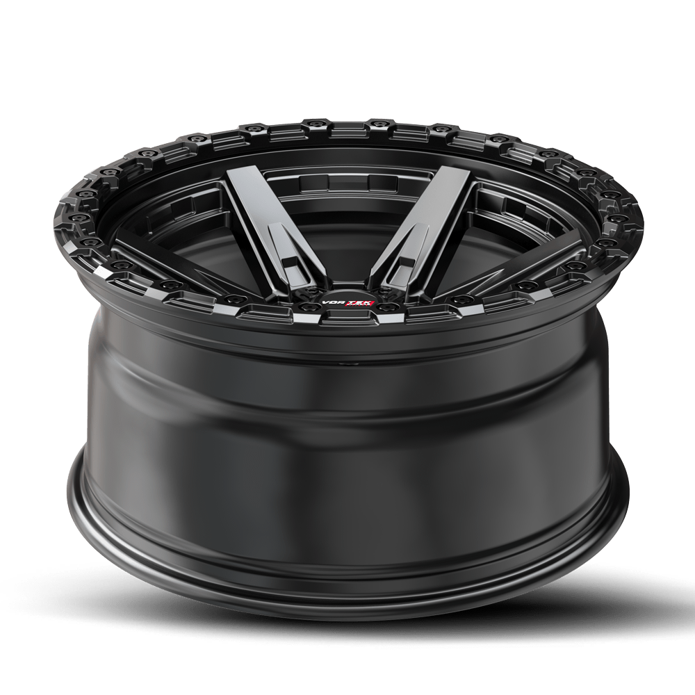 Set 4 20" Vortek Argon VRT-602 Satin Black 20x9 6x135 6x5.5 12mm For Lincoln GMC