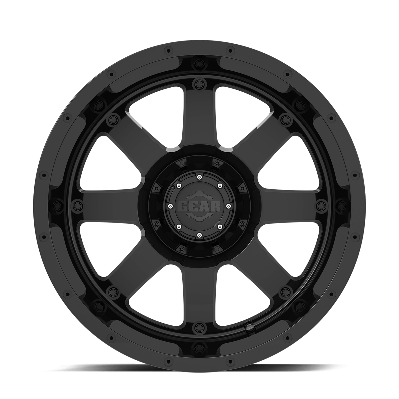 20" Gear Off Road 726B Big Block 20x12 6x135 6x5.5 Satin Black Wheel -44mm Rim