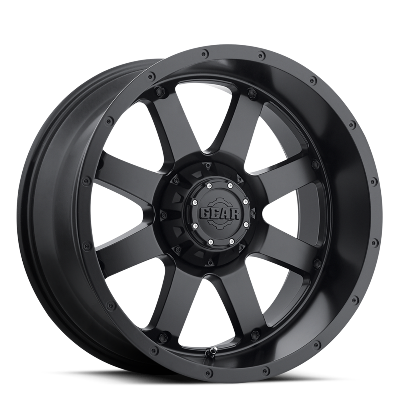 Set 4 20" Gear Off Road 726B Big Block  20x12 Wheels 6x135 6x5.50 -44mm