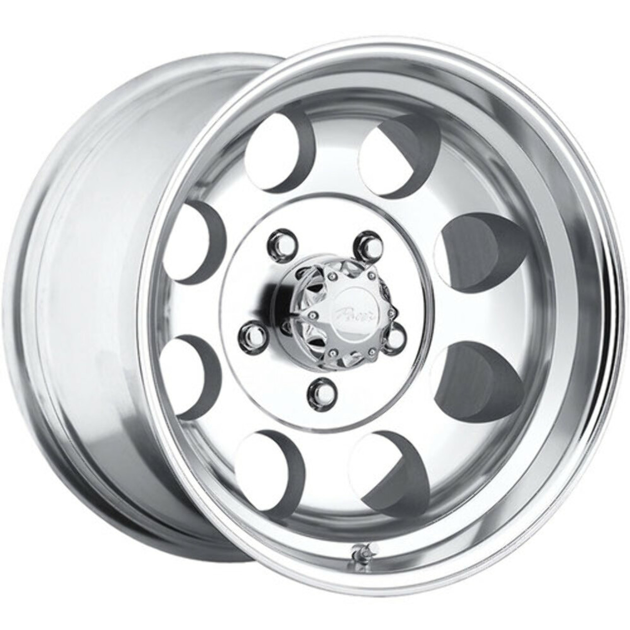 15" Pacer 164P LT Mod Polished 15x8 5x4.5 Polished Wheel -19mm Truck Rim