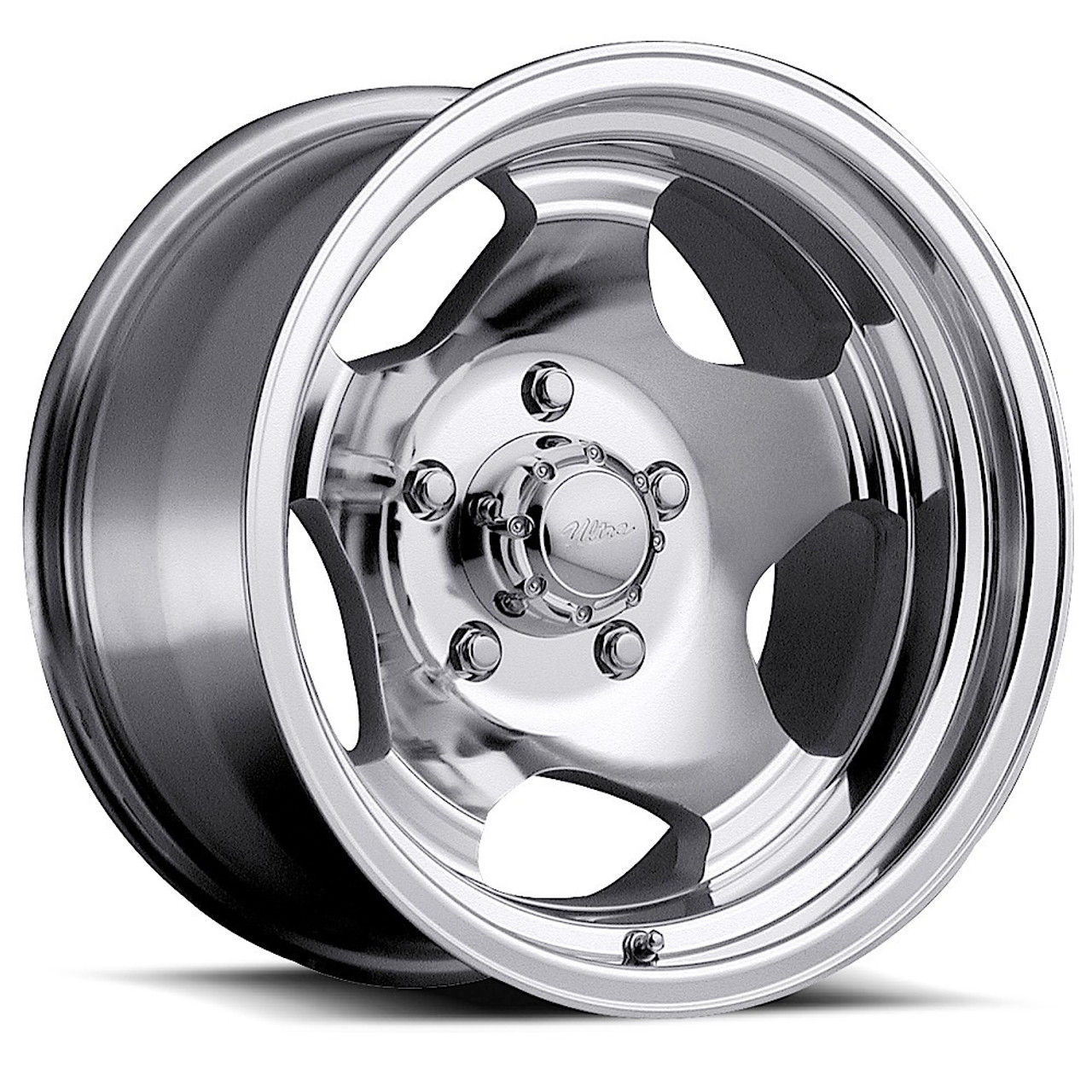 15" Ultra 50K 15x7 5x4.5 Machined Clear Coat Wheel -6mm Truck Rim