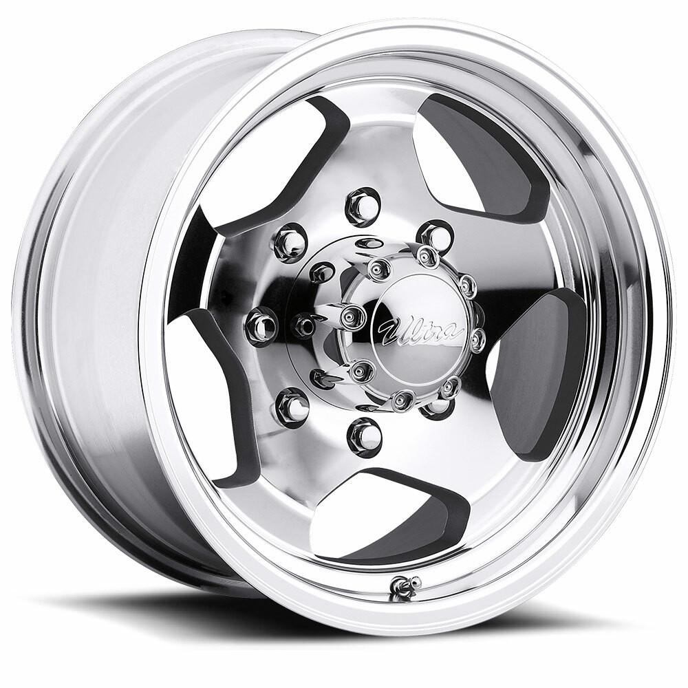 Set 4 16" Ultra 50K Machined Clear Coat 16x8 Wheels 8x6.5 -06mm Truck Rims
