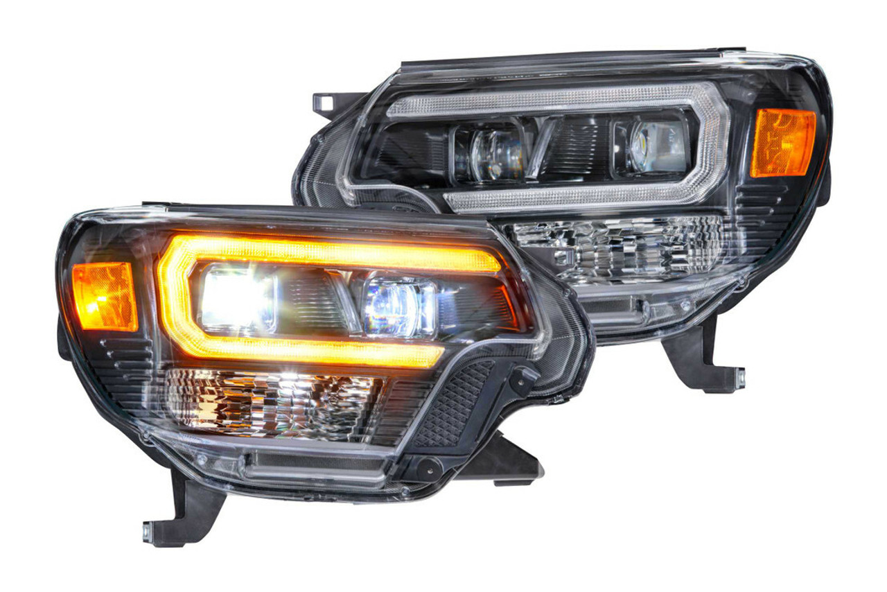 Morimoto XB Hybrid LED Headlights LF529-A For Toyota Tacoma 12-15 Pair / ASM / Amber DRL
