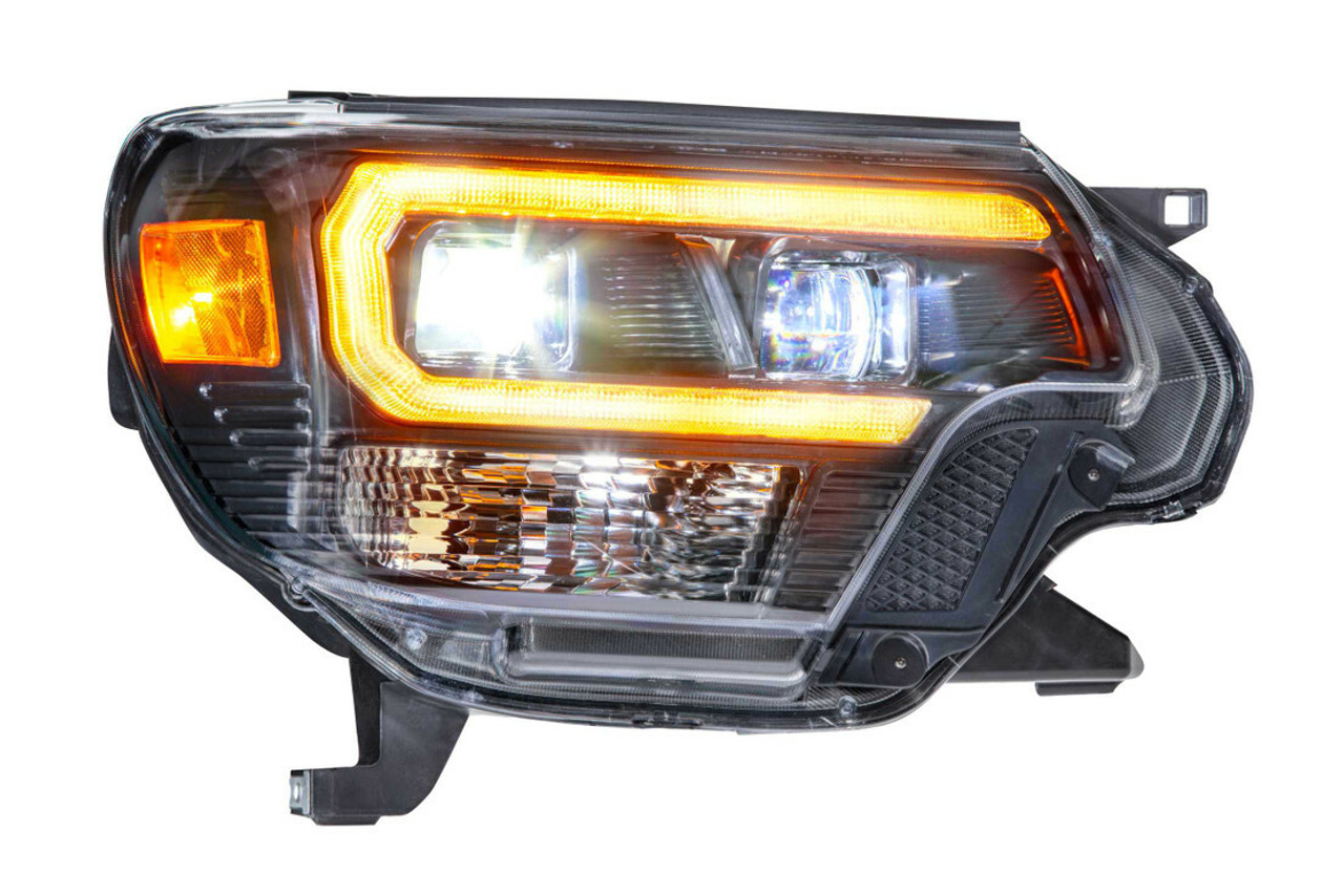 Morimoto XB Hybrid LED Headlights LF529-A For Toyota Tacoma 12-15 Pair / ASM / Amber DRL