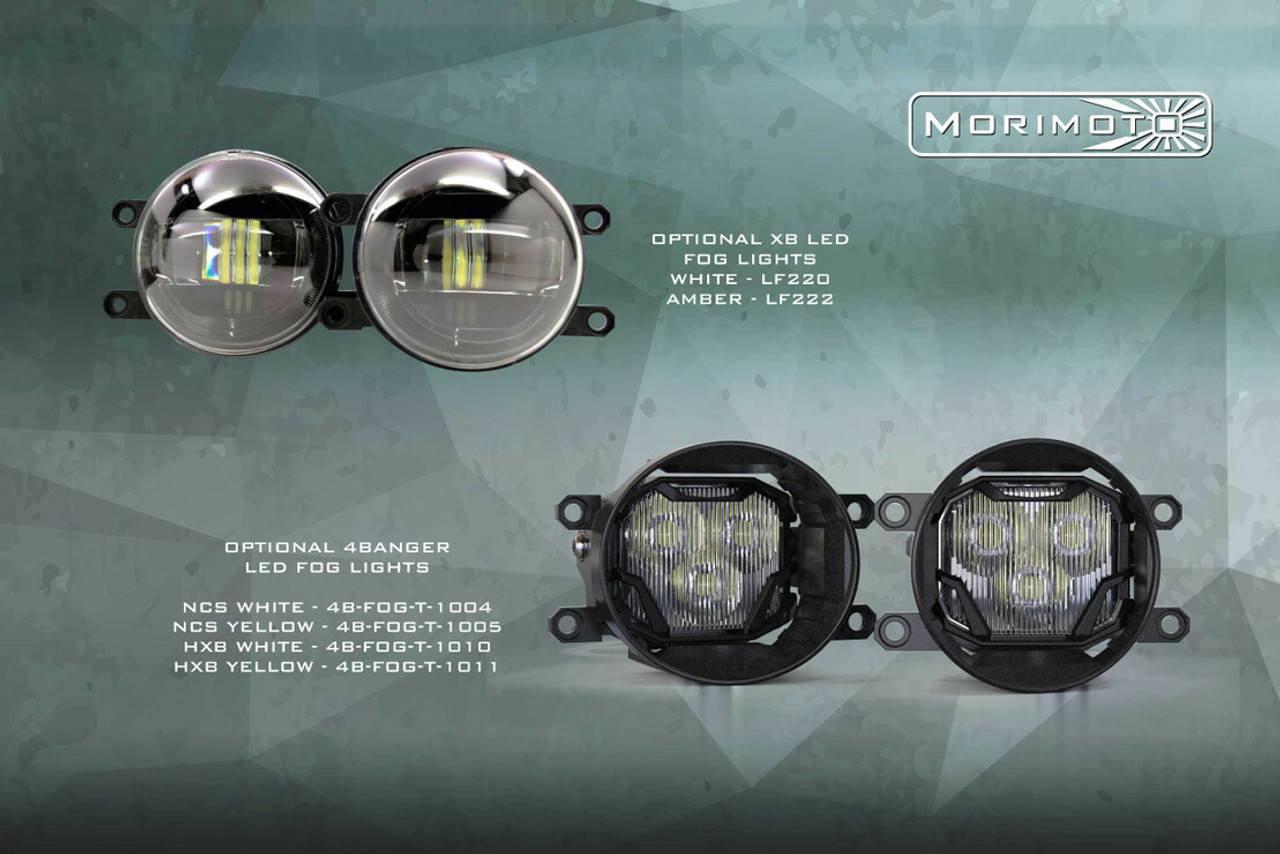 Morimoto XB LED Headlights LF531.2-A-ASM For Toyota 4Runner 14-22 Pair / ASM / Amber DRL Gen 2