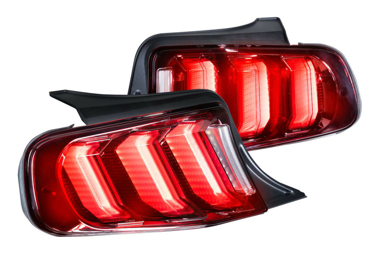 Morimoto XB LED Tails LF441.2 Tail Lights For Ford Mustang 10-12 Pair / Facelift / Red