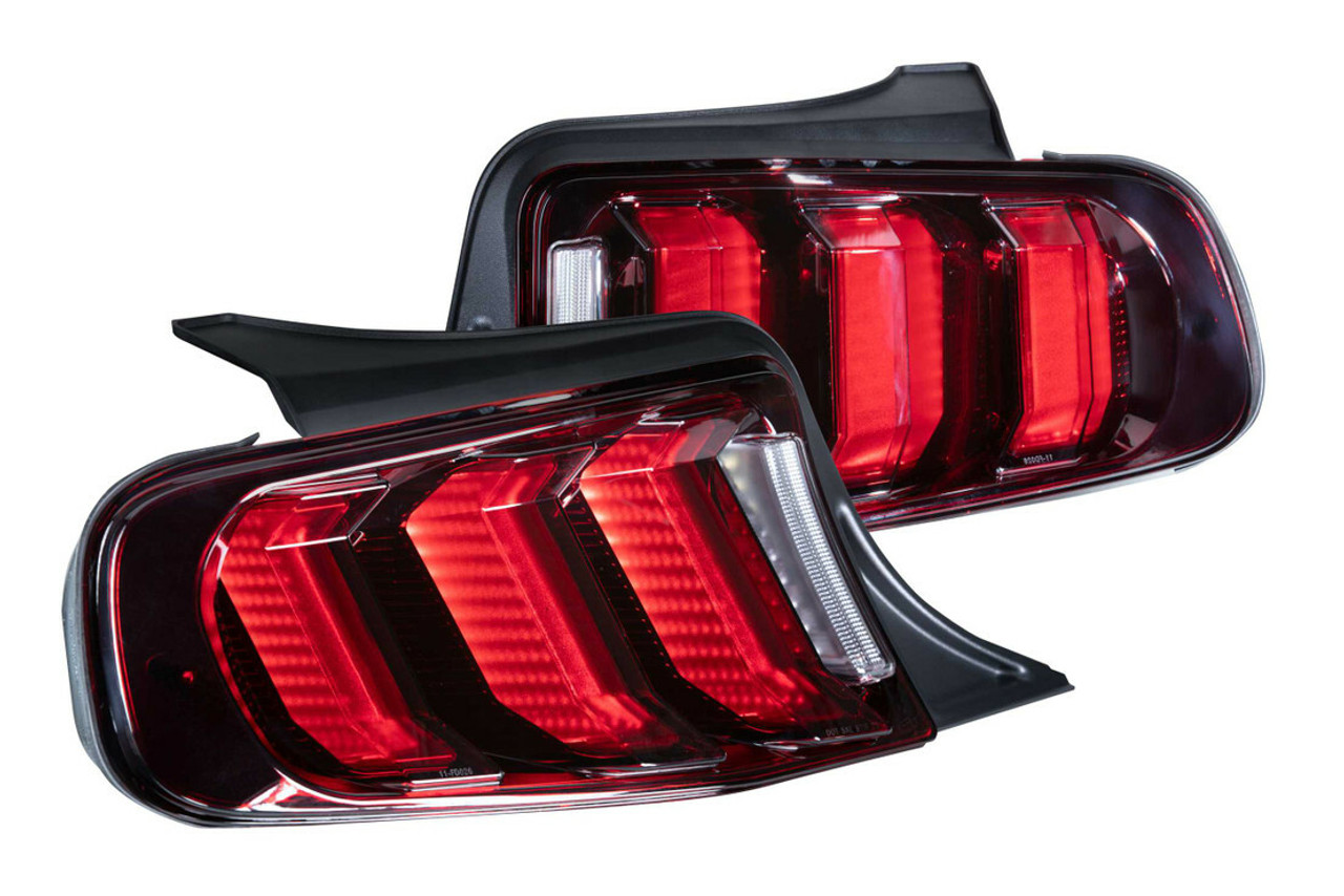 Morimoto XB LED Tails LF422.2 Tail Lights For Ford Mustang 13-14 Pair / Facelift / Smoked