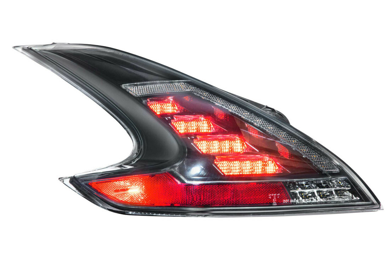 Morimoto XB LED Tails LF419 Tail Lights For Nissan 370Z 09-20 Pair / Smoked