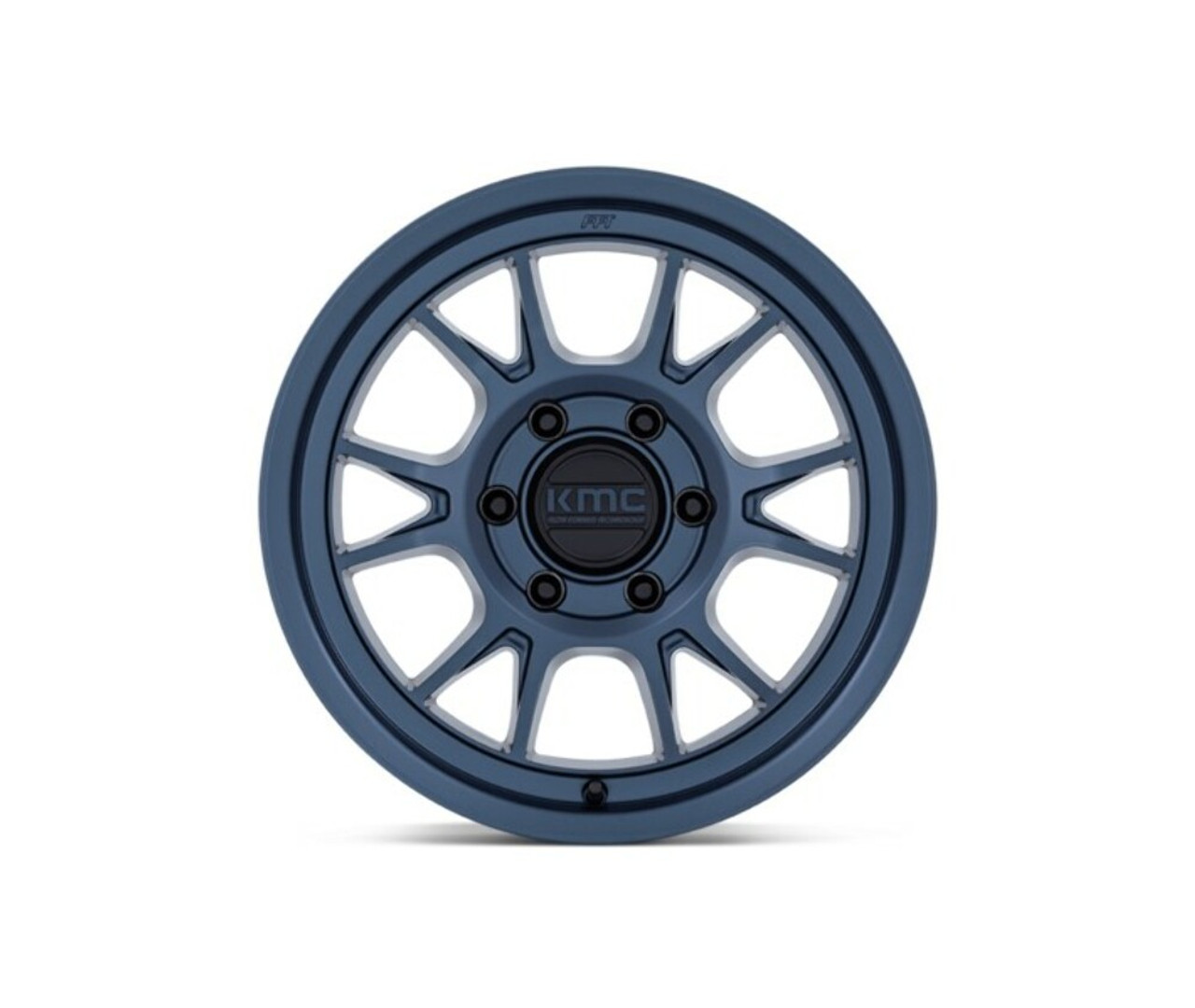 KMC KM729 Range 17x8.5 6x5.5 Metallic Blue 17" -10mm For Chevy GMC Cadillac Rim