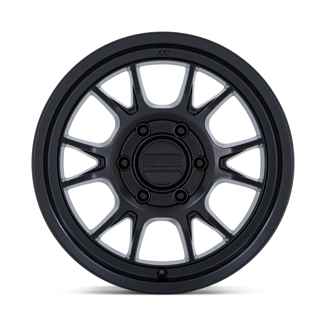 KMC KM729 Range 17x8.5 6x135 Matte Black Wheel 17" 0mm For Ford Lincoln Rim