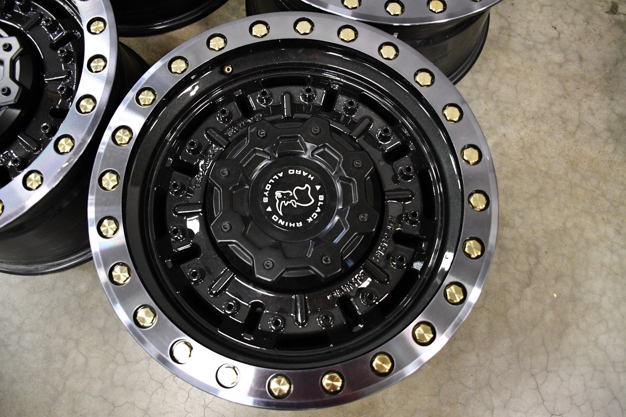 Black Rhino Abrams 20x9.5 5x5.0 Gun Black Machined Dark Tint Wheel 20" -18mm