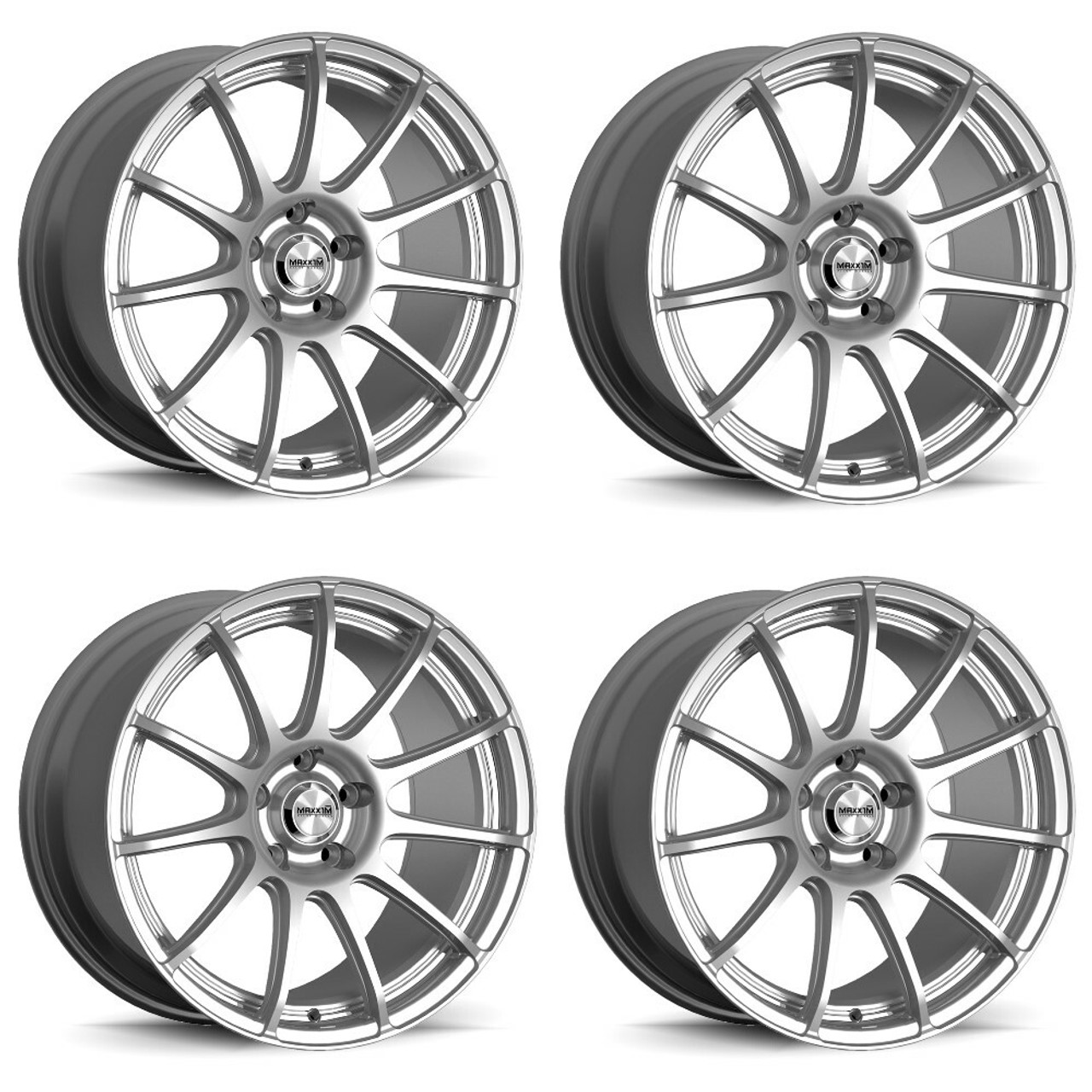 Set 4 16" Maxxim 10S Winner  16x7 Wheels 4x100 4x108 +40mm