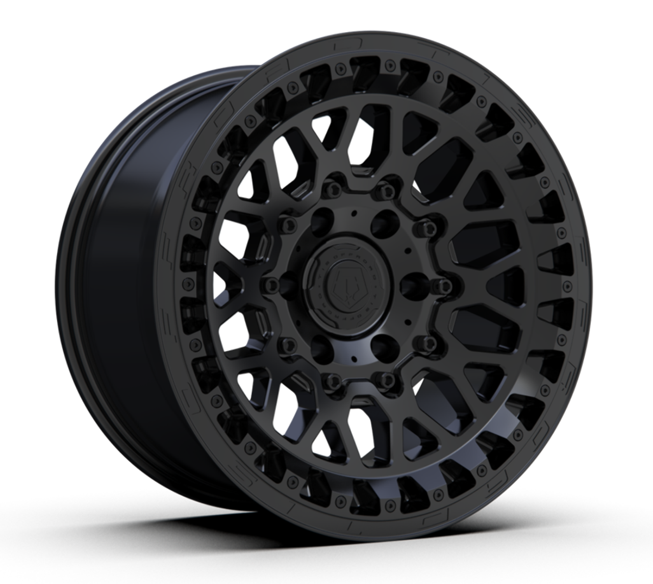 Set 4 17" TIS 555SB 17x9 5x5 -12mm Wheels Satin Black For Jeep Lifted Truck Rims