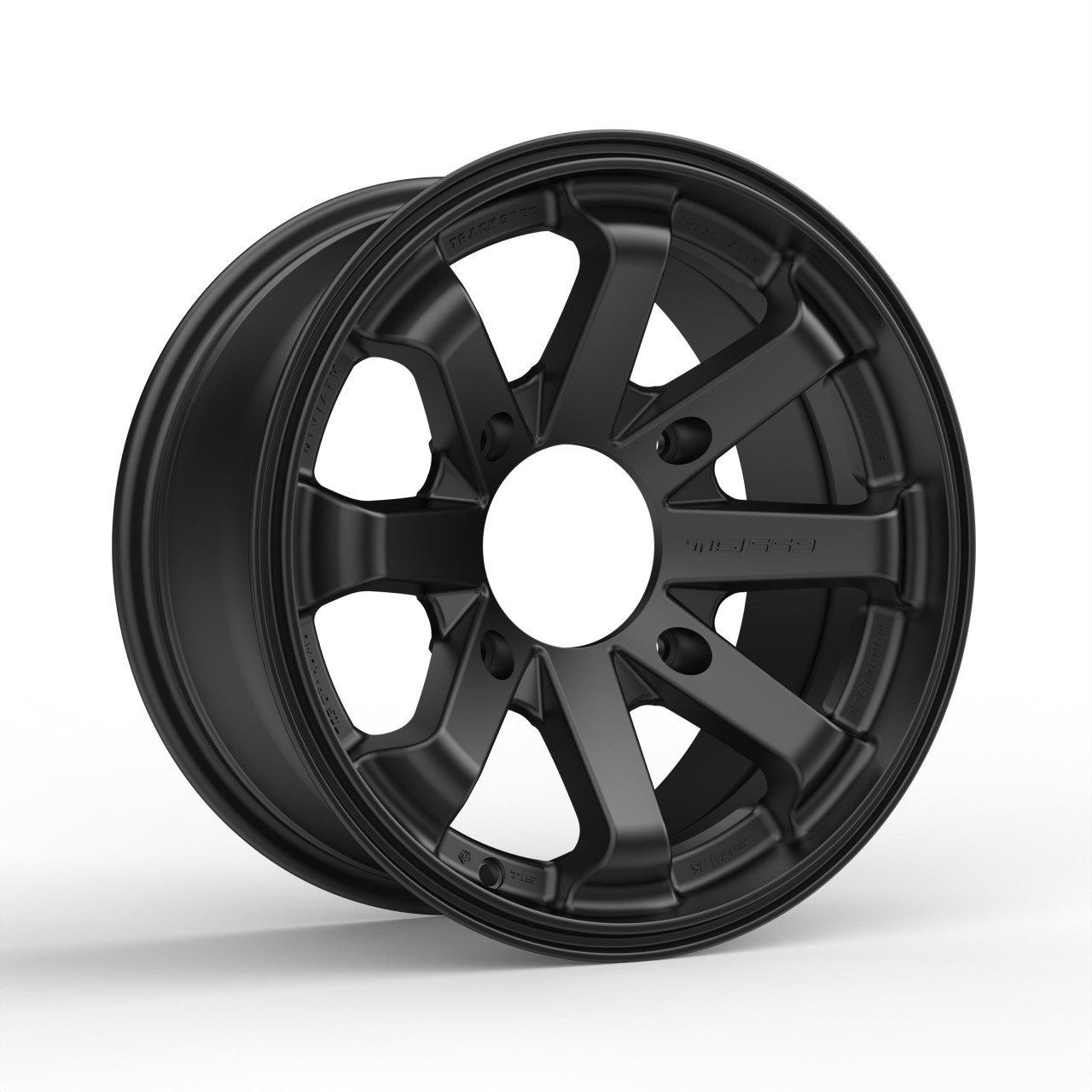 Set 4 15" TIS UTV 559SB  15x7 Wheels 4x137 +10mm