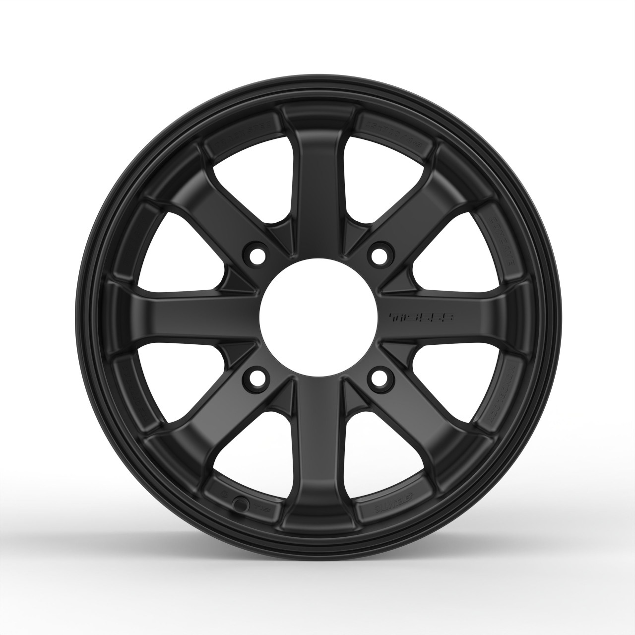 Set 4 15" TIS UTV 559SB  15x7 Wheels 4x137 +10mm