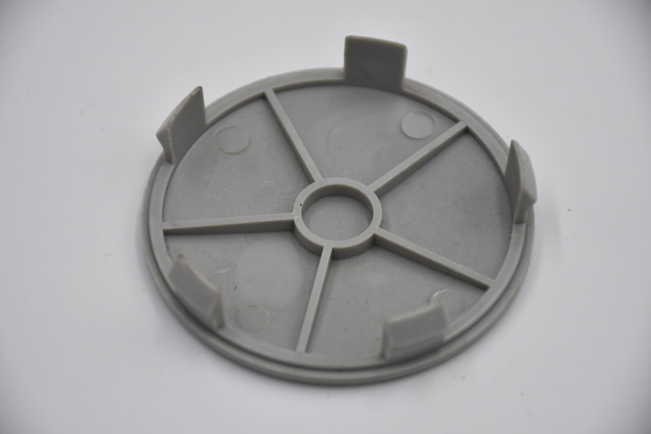 Silver Plain 5 Prong Silver Center Cap Hub Cap T85 68mm