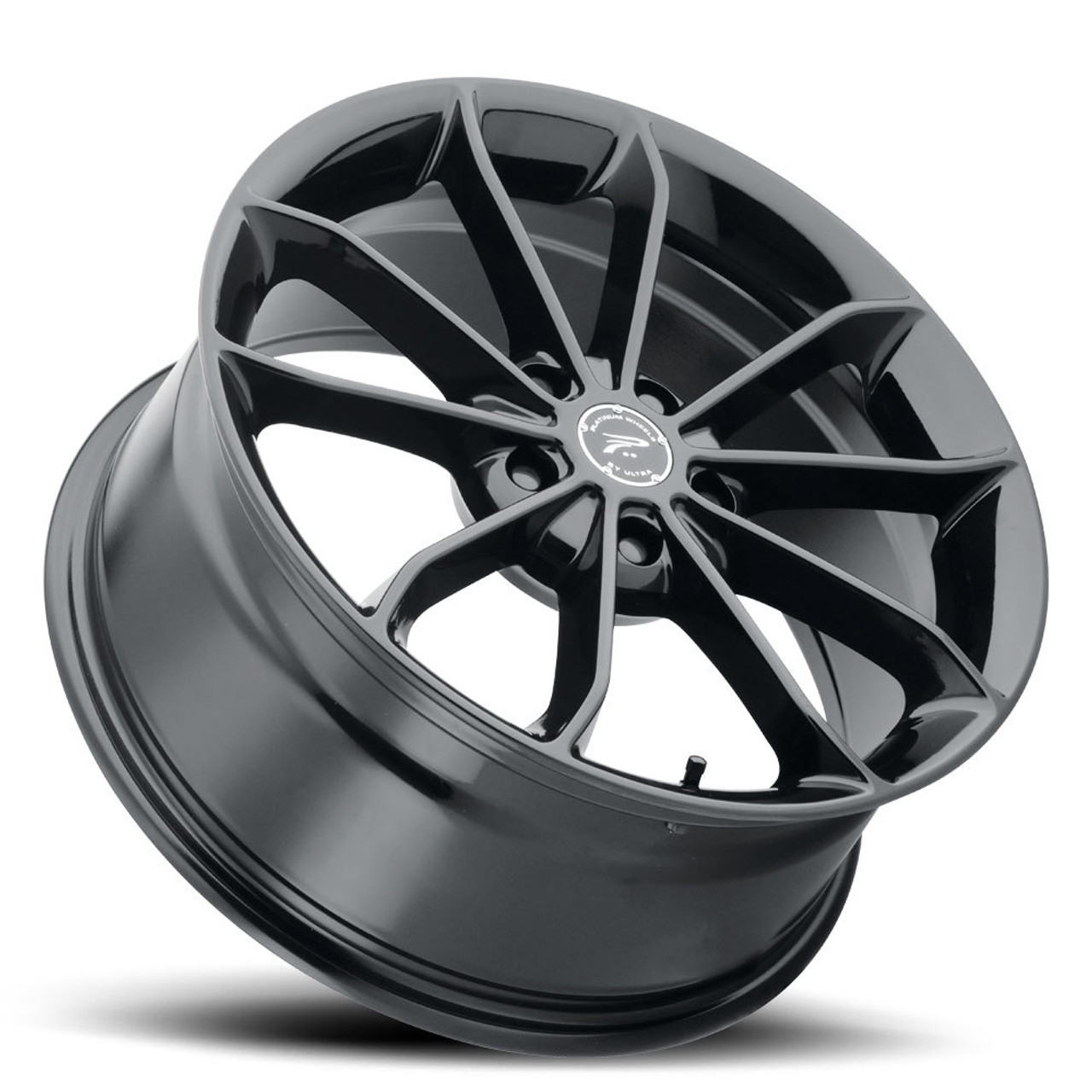 18" Platinum 457BK Revelation 18x8 5x112 Gloss Black Clear-Coat Wheel 40mm Rim 18" Platinum 457BK Revelation 18x8 5x112 Gloss Black Clear-Coat Wheel 40mm Rim