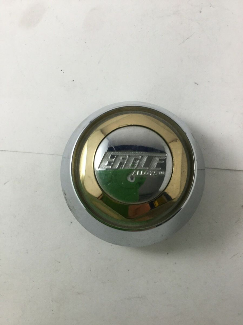 Eagle Snap In Wheel Center Hub Cap Chrome with Gold Top EAG67 69mm EAG67