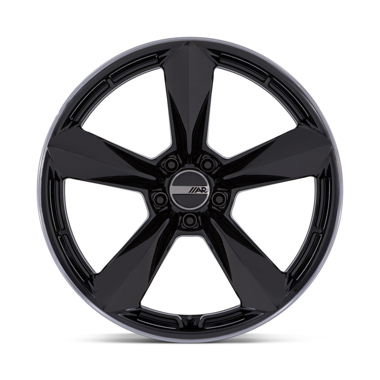 20" American Racing TTF 20x12 5x115 6mm Gloss Black Double Dark Tint Lip Wheel