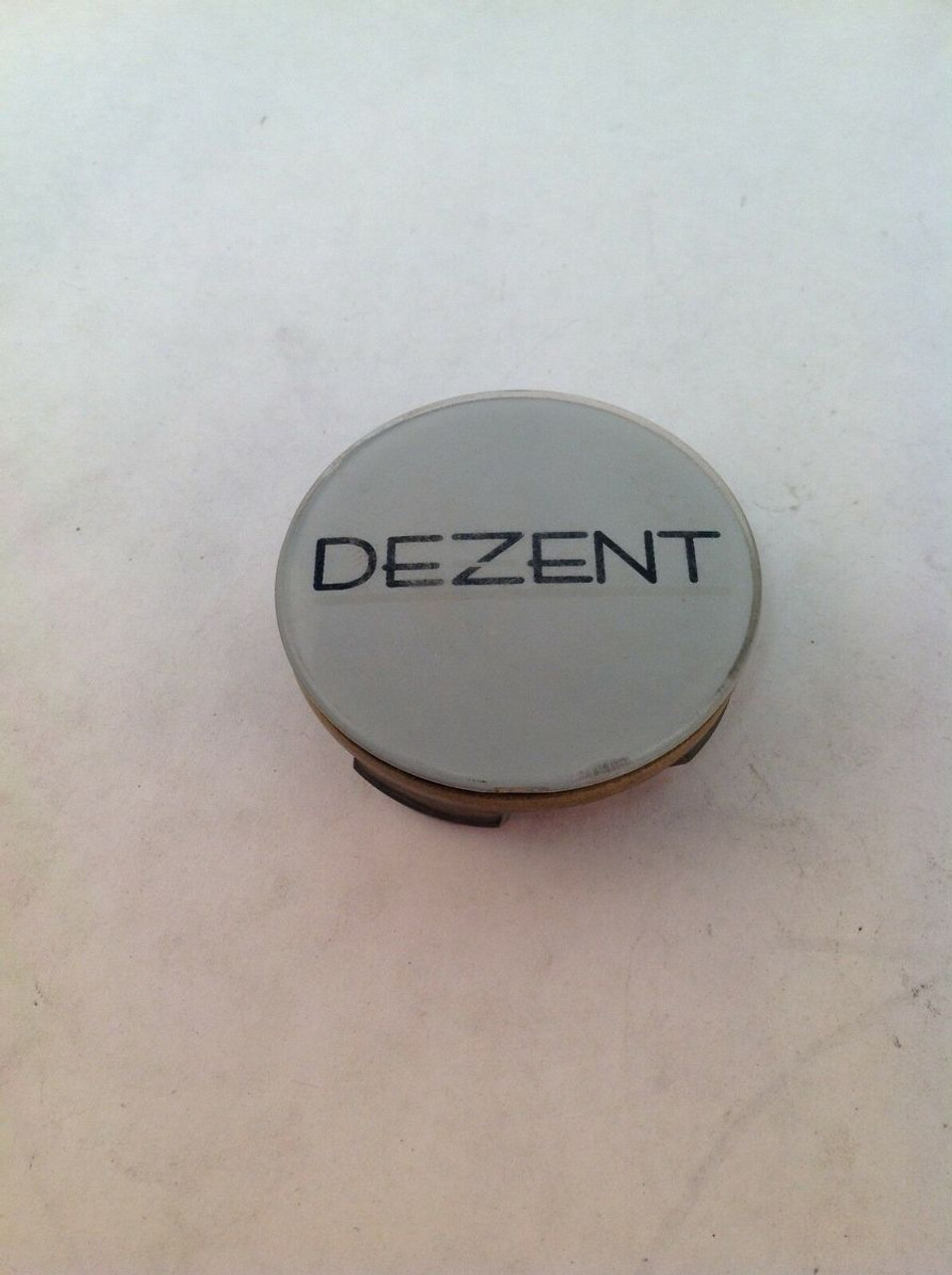 Dezent Aftermarket Wheel Center Hub Cap Gray Black Custom N06 2.325" DEZ1