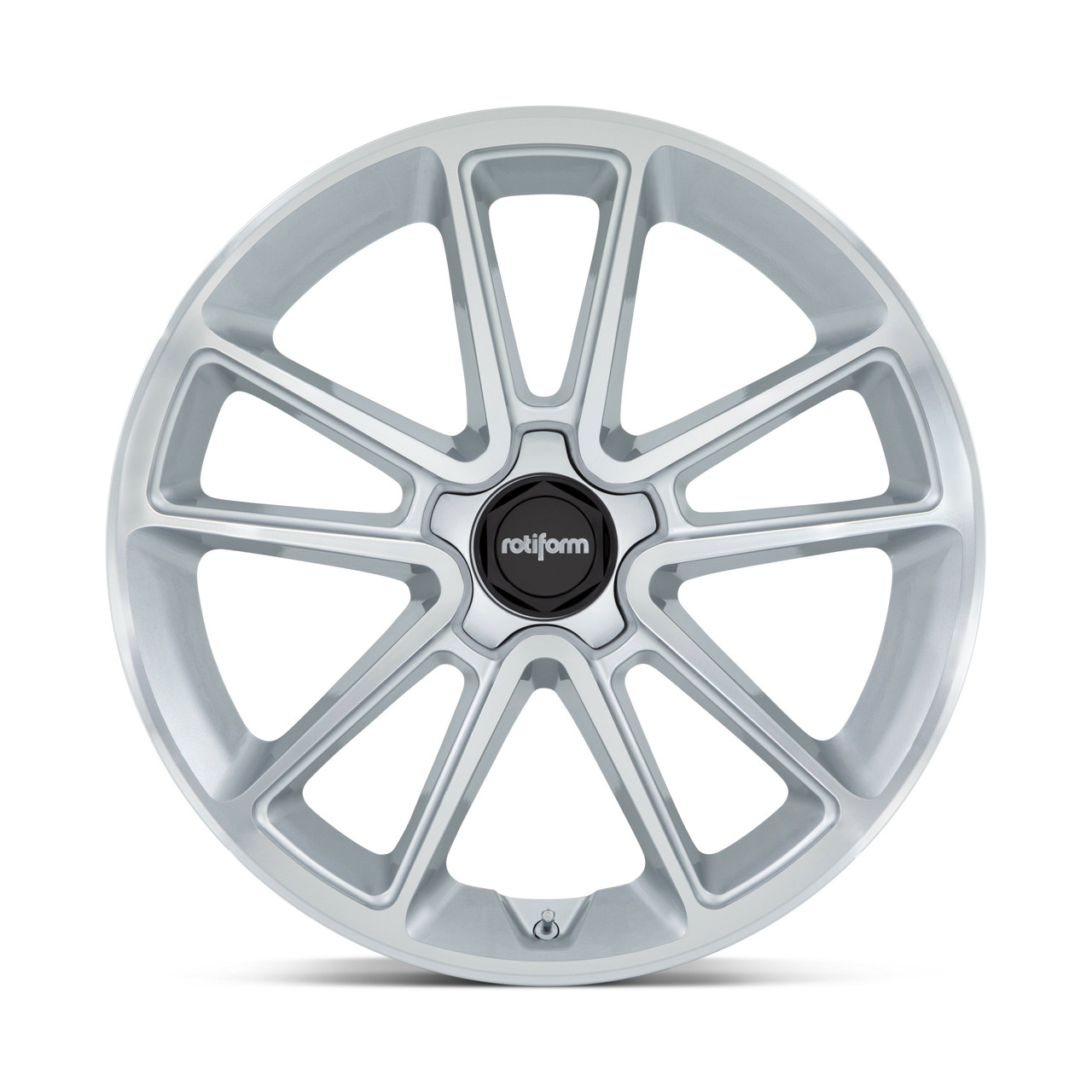 Rotiform  R192 BTL 21x9.5 5x112 Gloss Silver Machined Face Wheel 21" 25mm