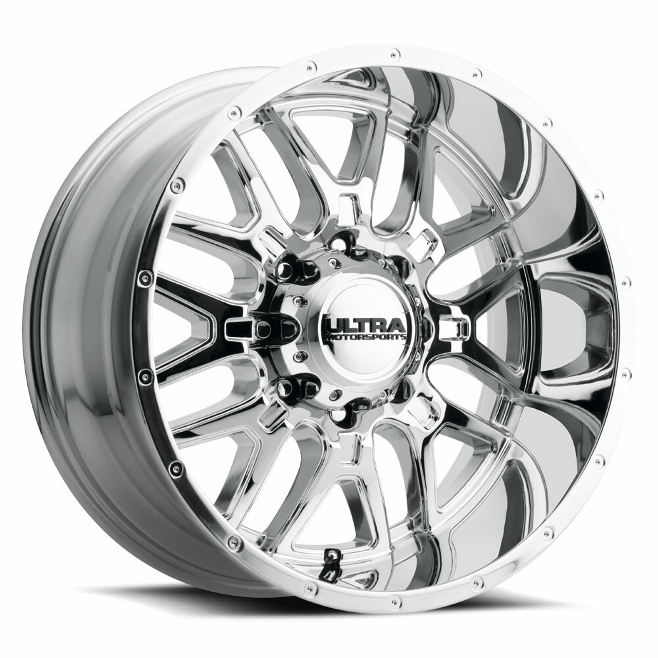 20" Ultra 203C Hunter 20x9 8x180 Chrome Plated Wheel 18mm For Chevy GMC Truck