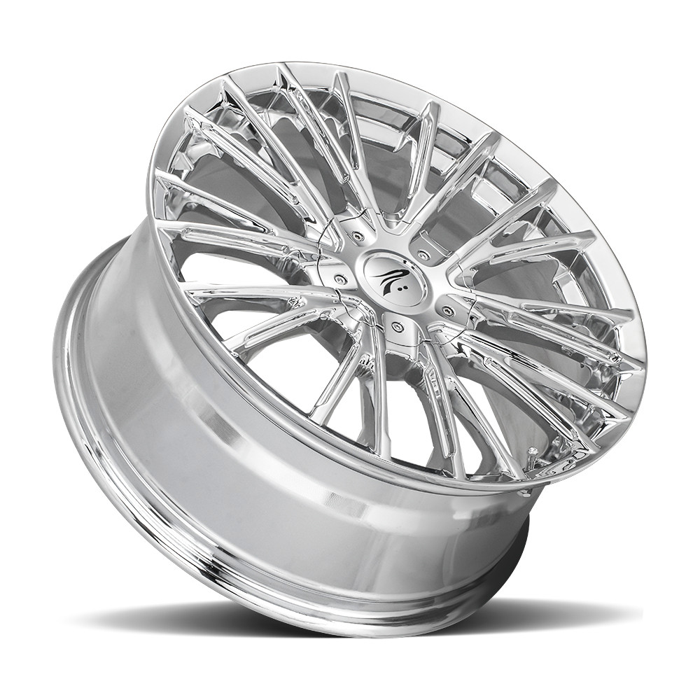 18" Platinum 437C Genesis 18x8 5x108 5x4.5 Chrome Plated Wheel 40mm Rim