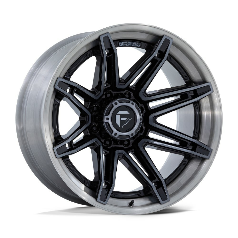 Fuel FC401 Brawl 22x10 6x5.5 Gloss Black Brushed Gray Tint Wheel 22" -18mm Rim