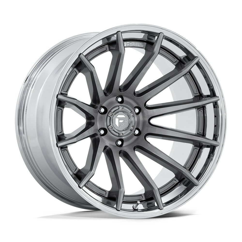 Fuel FC403 Burn 22x10 Platinum W/ Chrome Lip Wheel | Free Shipping