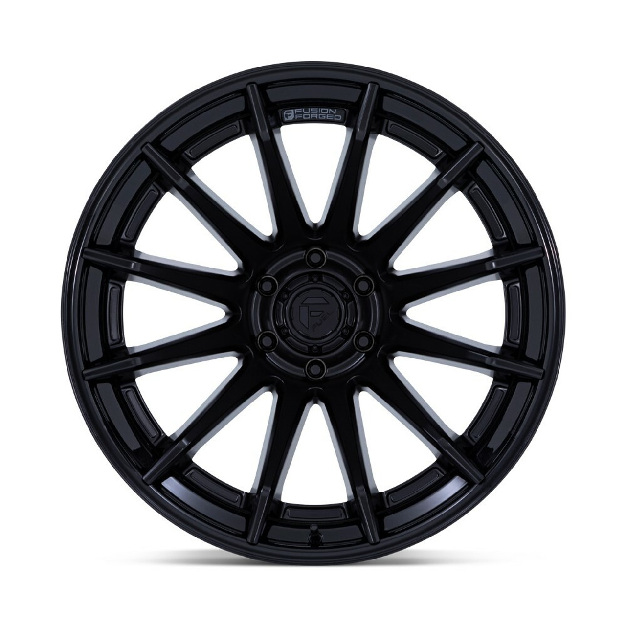 Fuel FC403 Burn 24x12 5x5 Matte Black Gloss Black Lip 24" -44mm For Jeep Wheel