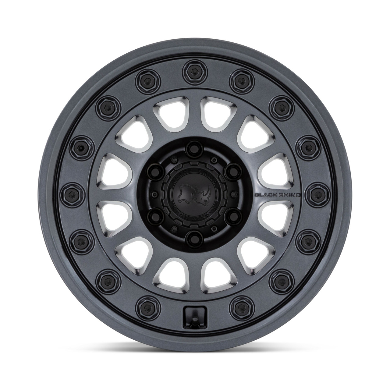 Set 4 Black Rhino BR012 Outback 17x8.5 Matte Gunmetal Wheels 6x5.5 17" -10mm