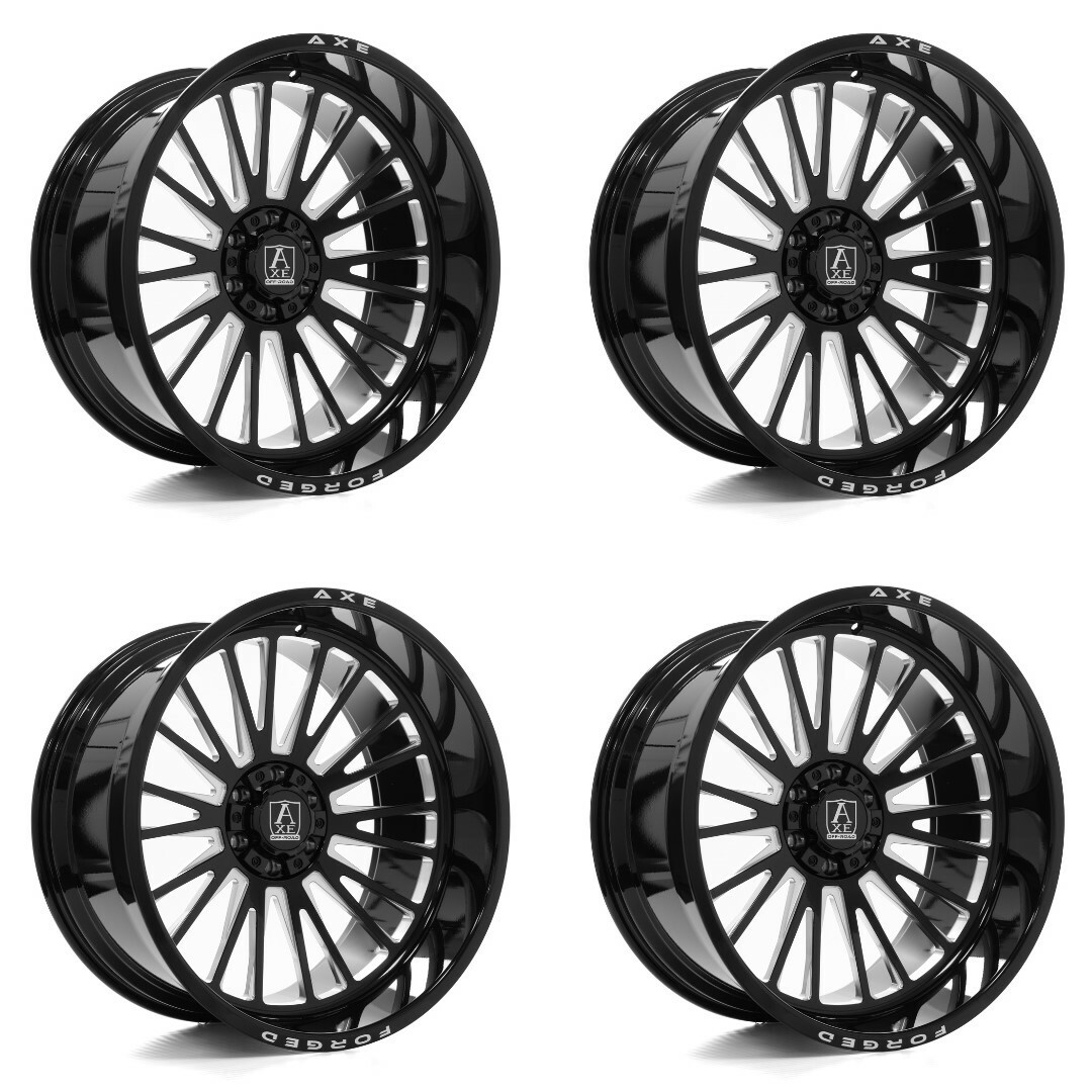 Axe AF7 Forged Wheels 26.0x14 8x6.5 (8x165.1) Gloss Black Milled A2i W