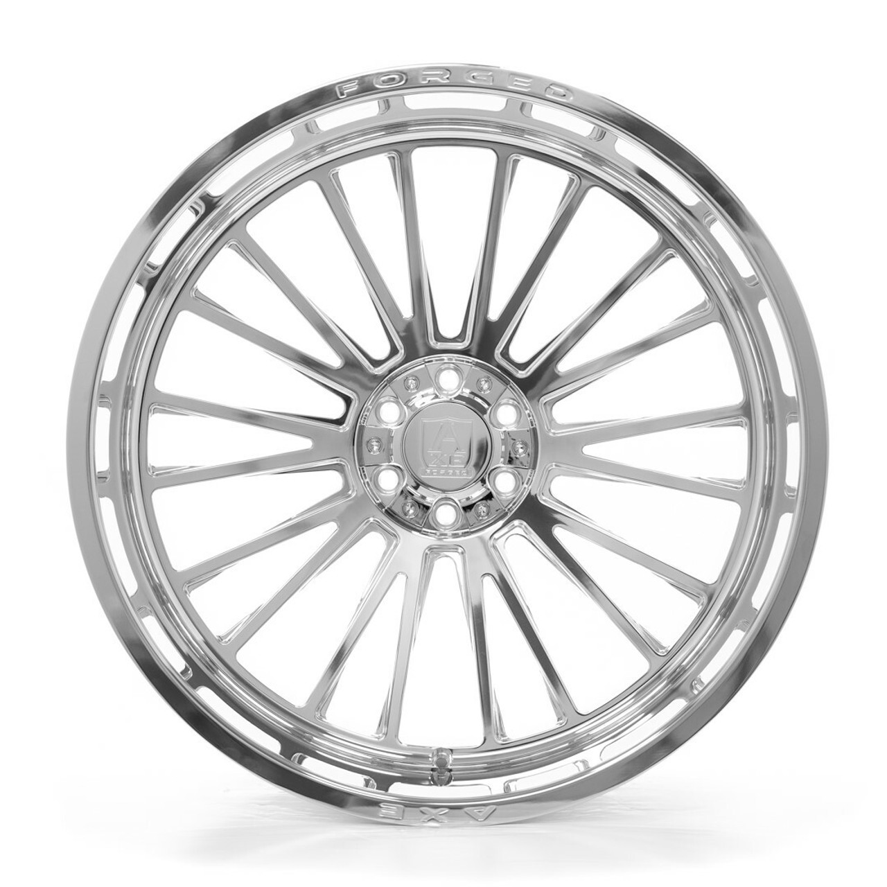 Set 4 26" Axe Wheels AF7 Forged Fully Polished 26x14 Wheels 5x5 5x5.5 -76mm RIms