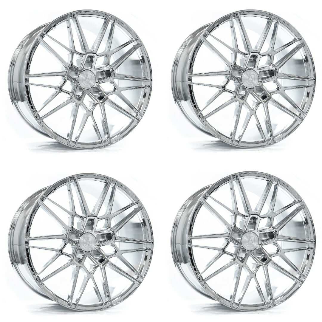 Axe CF1 Wheels 20.0x11 5x4.5 (5x114.3) Chrome A2i Wheel and Tire