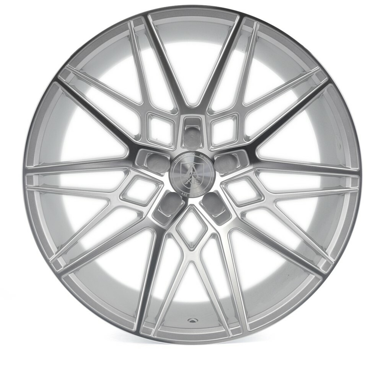 20" Axe Wheels CF1 Silver 20x9 Wheel 5x5 25mm For Jeep Truck Suv Rim