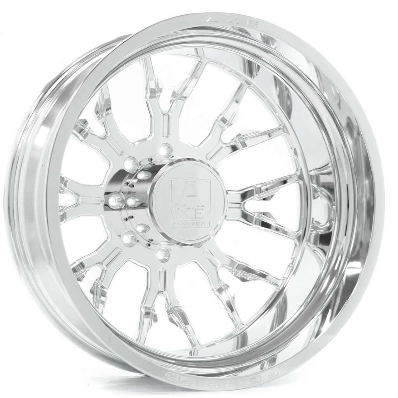 22" Axe Wheels AF6 Dually (Inner) Fully Polished 22x8.25 Wheel 8x210 Truck Rim