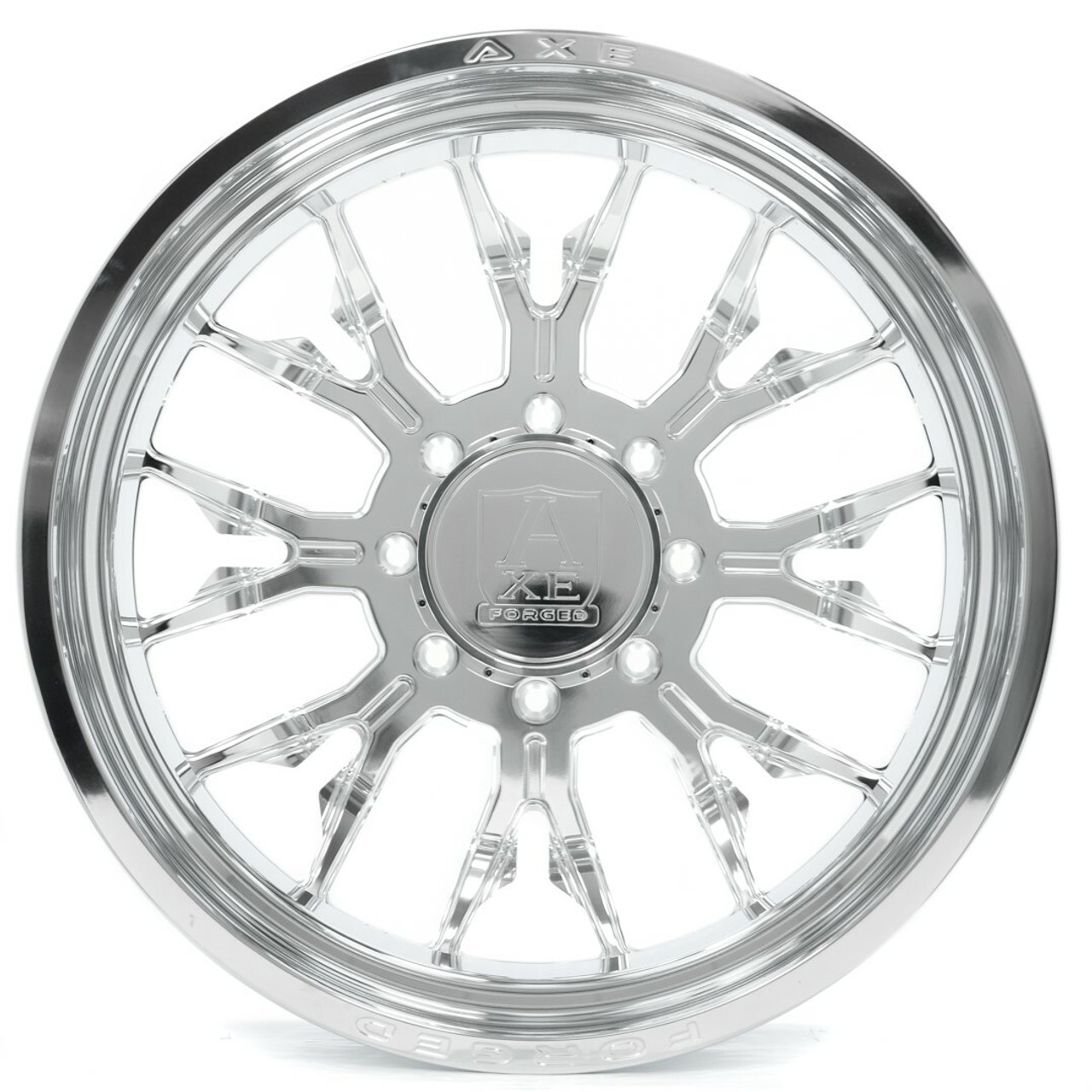 22" Axe Wheels AF6 Dually (Inner) Fully Polished 22x8.25 Wheel 8x210 Truck Rim