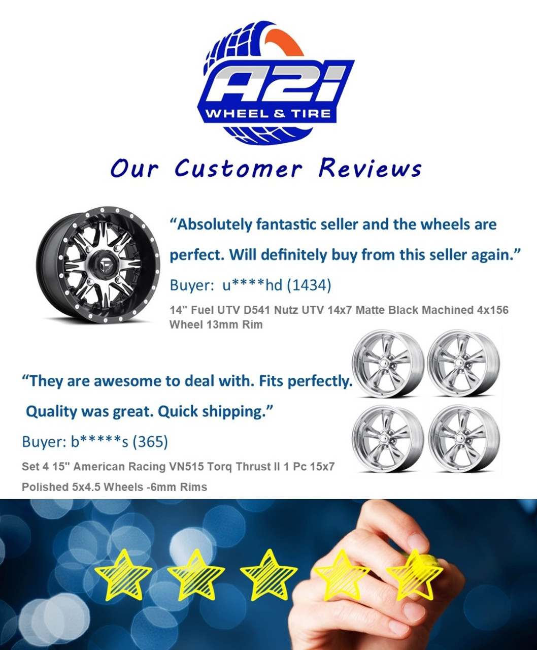 15" Axe Wheels AF10 UTV (Left) Gloss Black Milled 15x10 Wheel 5x4.5 0mm Rim
