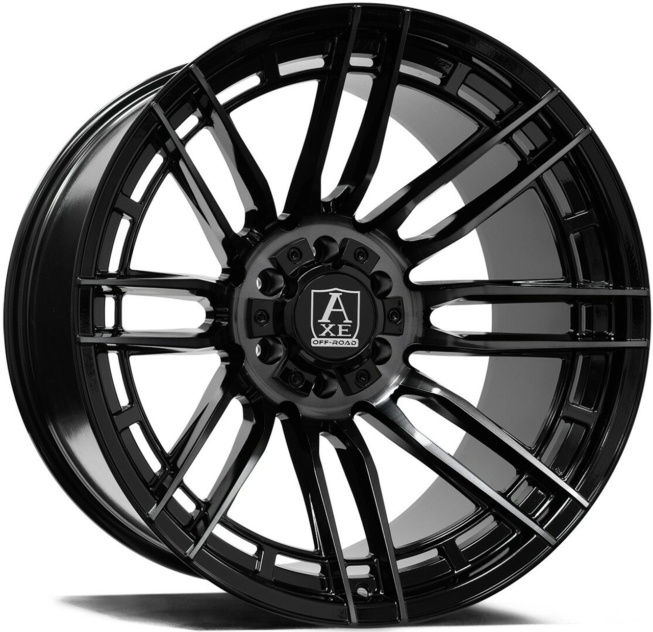 22" Axe Wheels Thanos Black Tinted 22x12 Wheel 8x180 -44mm For Chevy GMC Rims