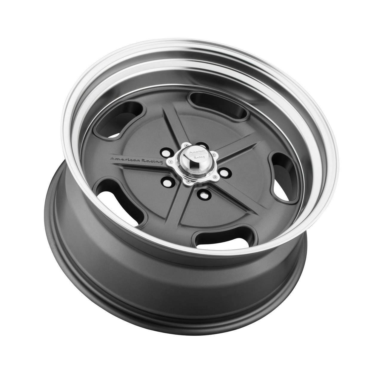 Set 4 American Racing Vintage VN511 Salt Flat 17x8 5x4.75 Mag Gray Rims 17" 0mm