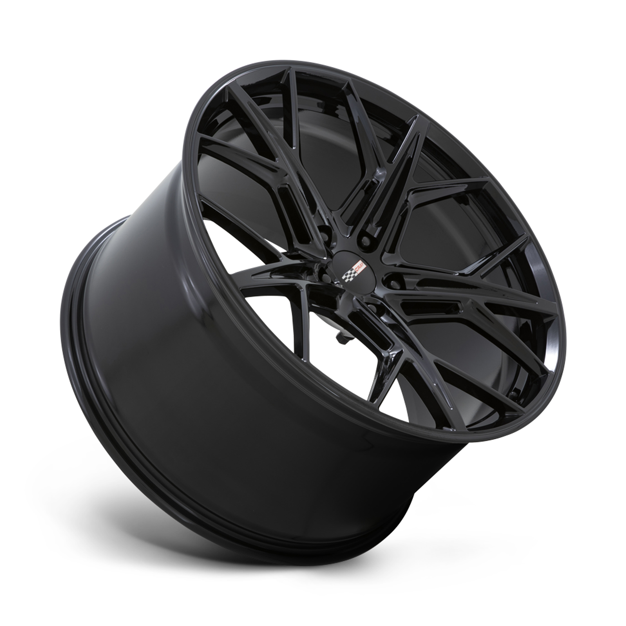 Cray Hammerhead 22x12 5x120 Gloss Black Wheel 22" 52mm For Corvette Rim