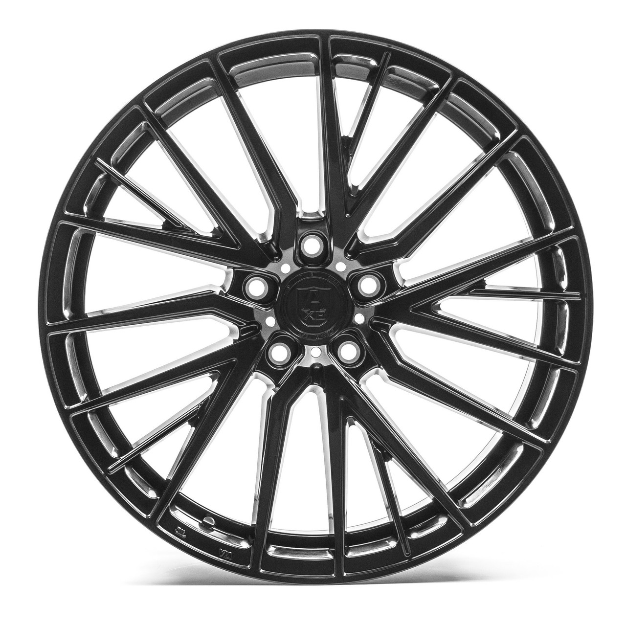 20" Axe Wheels EX40 Gloss Black 20x10 Wheel 5x115 40mm Rim