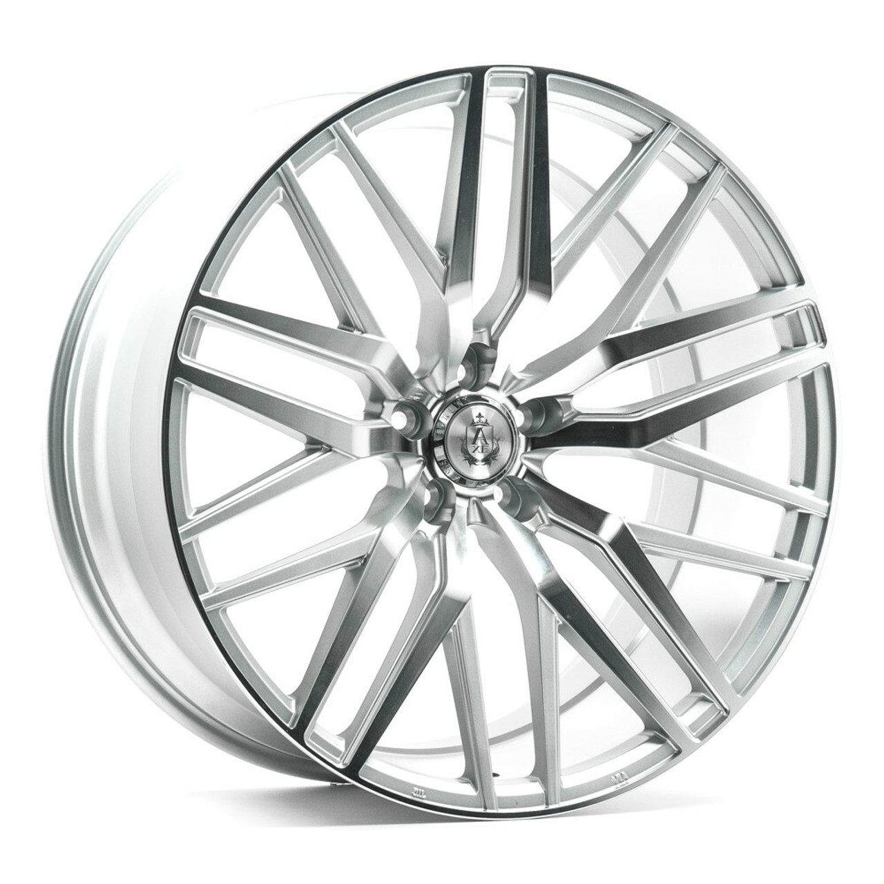 Set 4 20" Axe Wheels EX30 Silver 20x8.5 Wheels 5x112 40m Rims Set 4 20" Axe Wheels EX30 Silver 20x8.5 Wheels 5x112 40m Rims